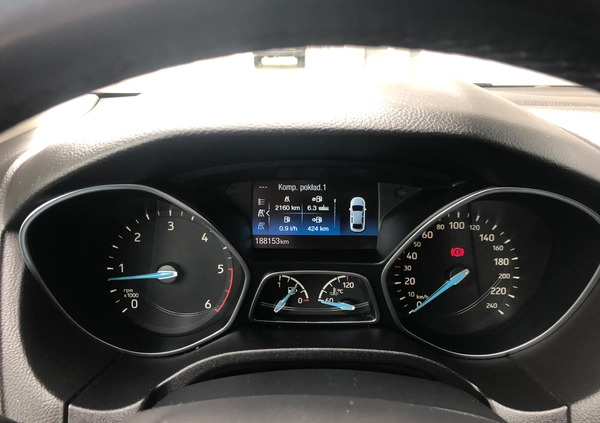 Ford Focus cena 14900 przebieg: 188153, rok produkcji 2015 z Kutno małe 326